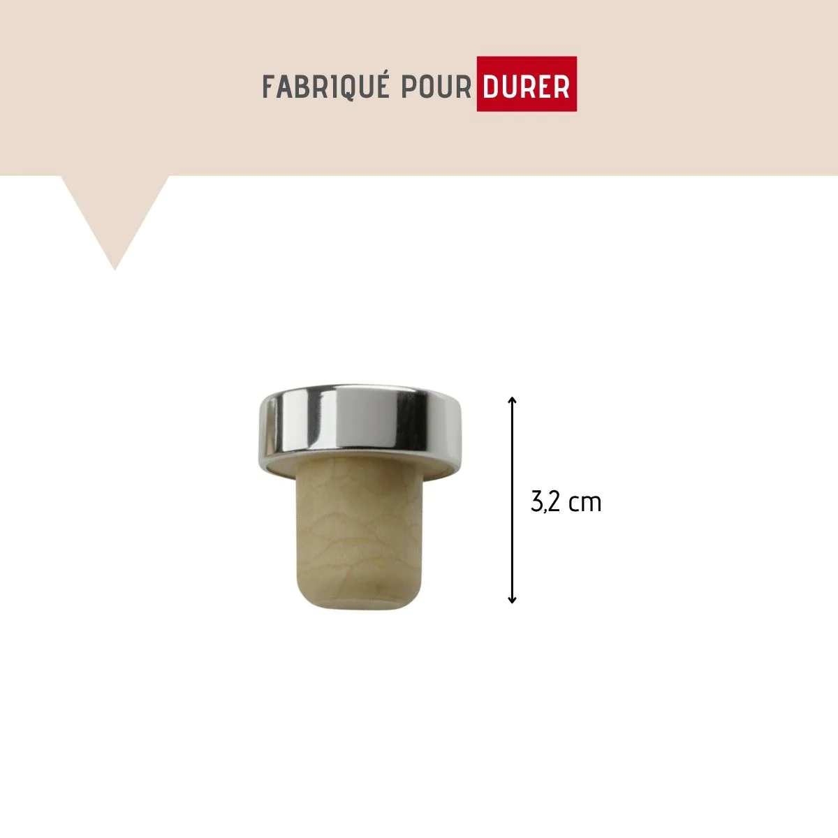Lot de 4 bouchons à vin Boissons FM Professional