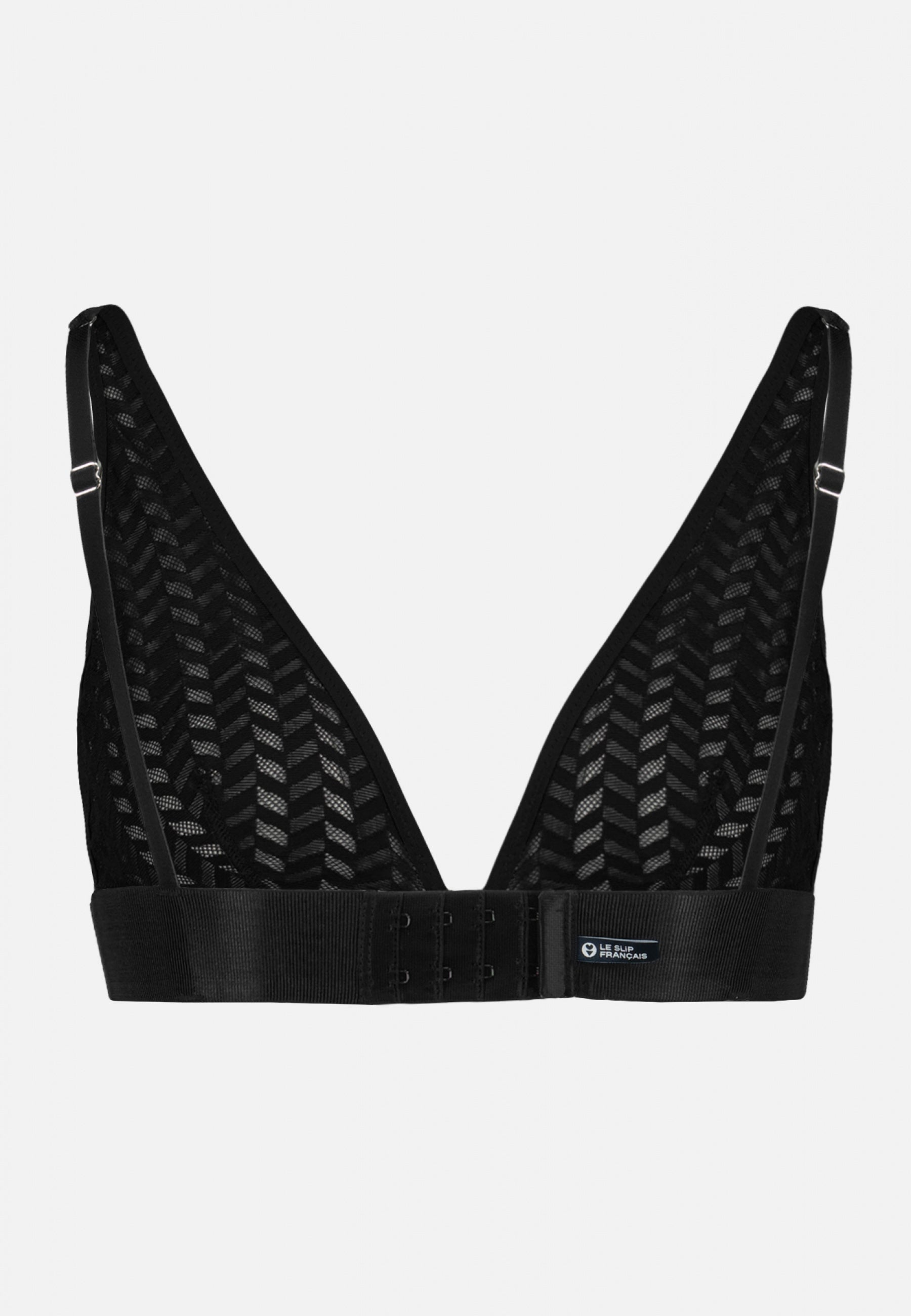 Foulard sans armature en dentelle-Agathe Noir
