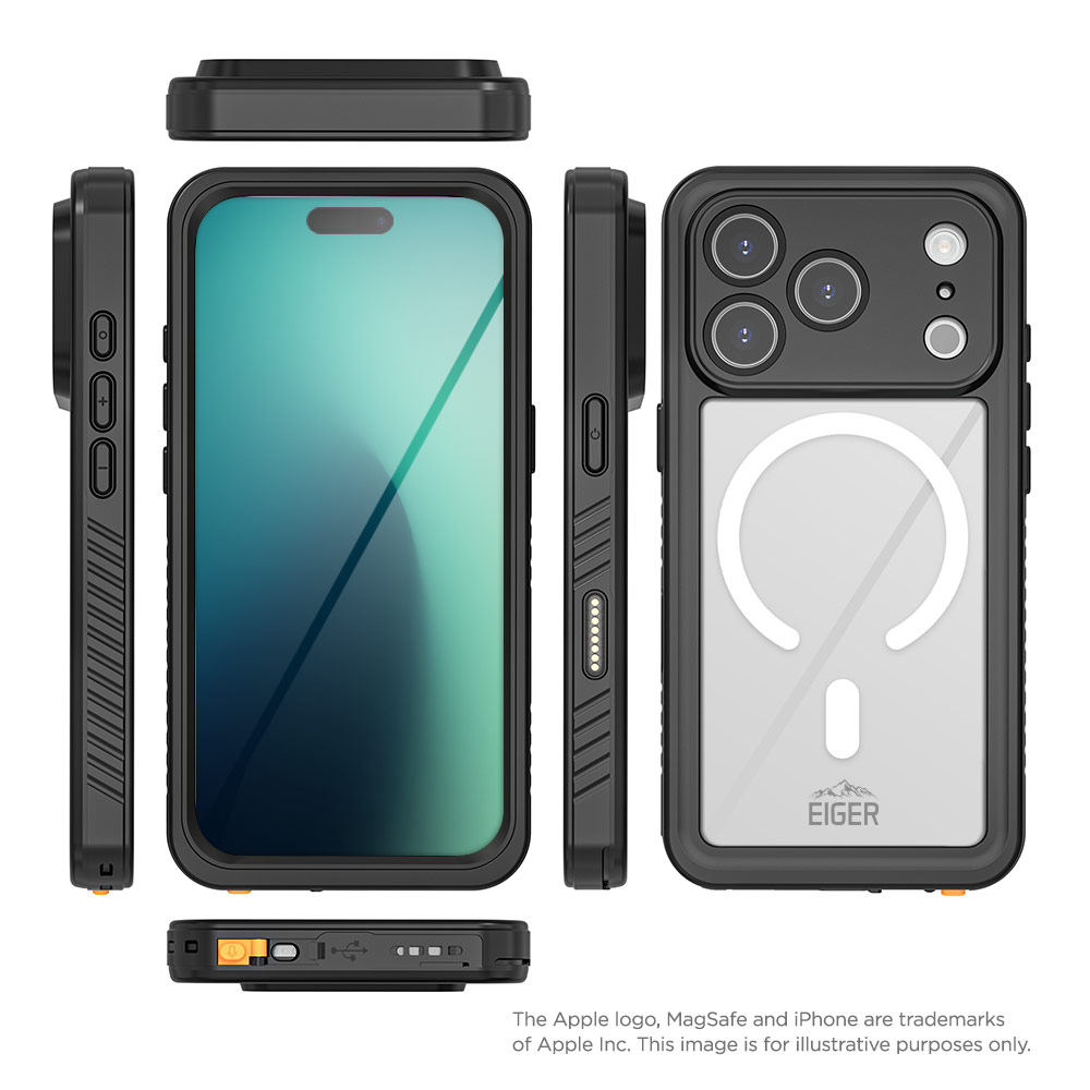 iPhone 17 Pro Avalanche Case Wasserfeste Outdoor Schutz Hülle IP68 (EGCA00946) - Schwarz