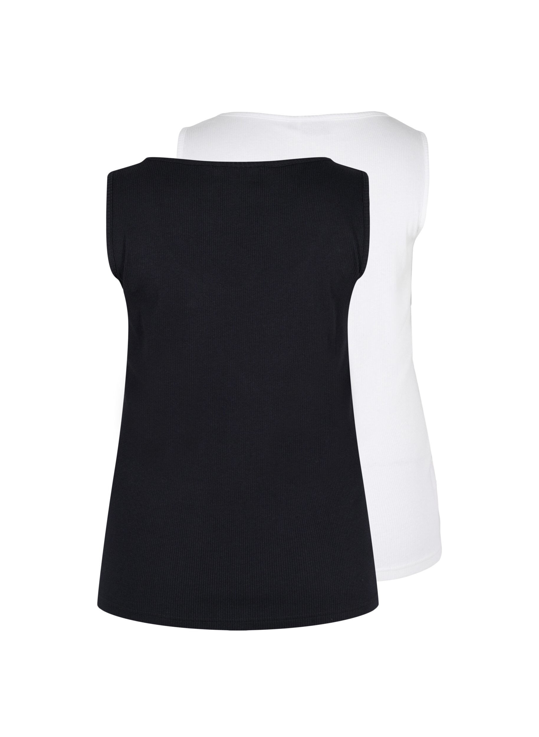 2-pak basis tanktop i rib
