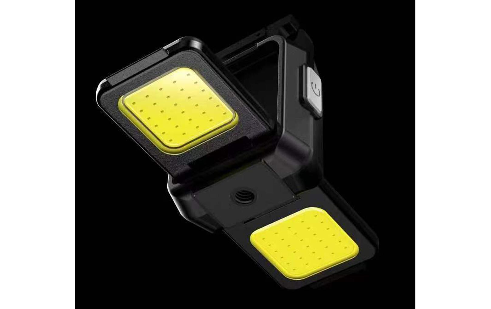 Taschenlampe Multifunktions-LED-Leuchten-Set 4 Stück, 900 lmMit Karabinerhaken, Kapselheber, Magnet, Stativgewinde