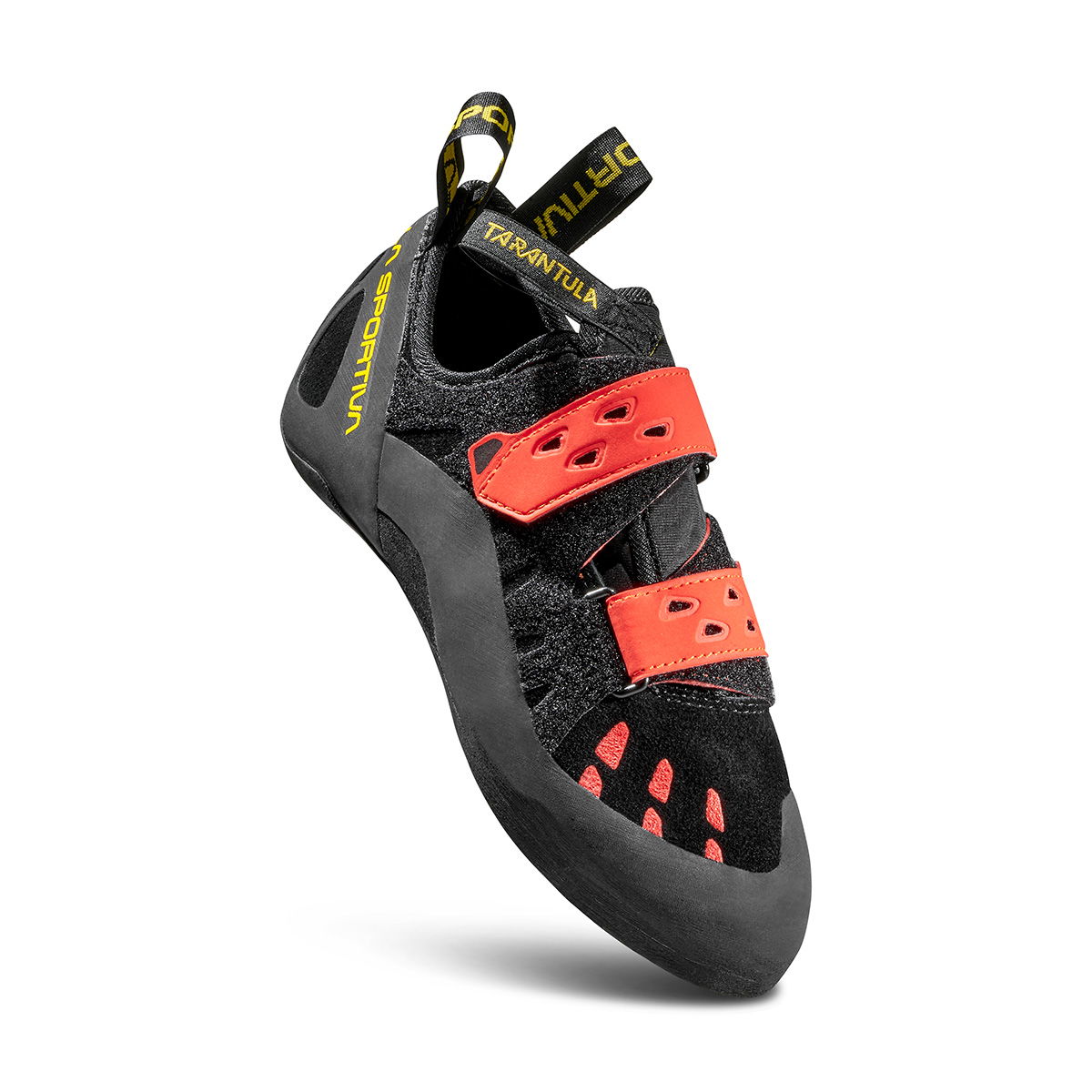 La Sportiva Tarantula klatresko, herre (Black/Poppy) - Spejder Sport