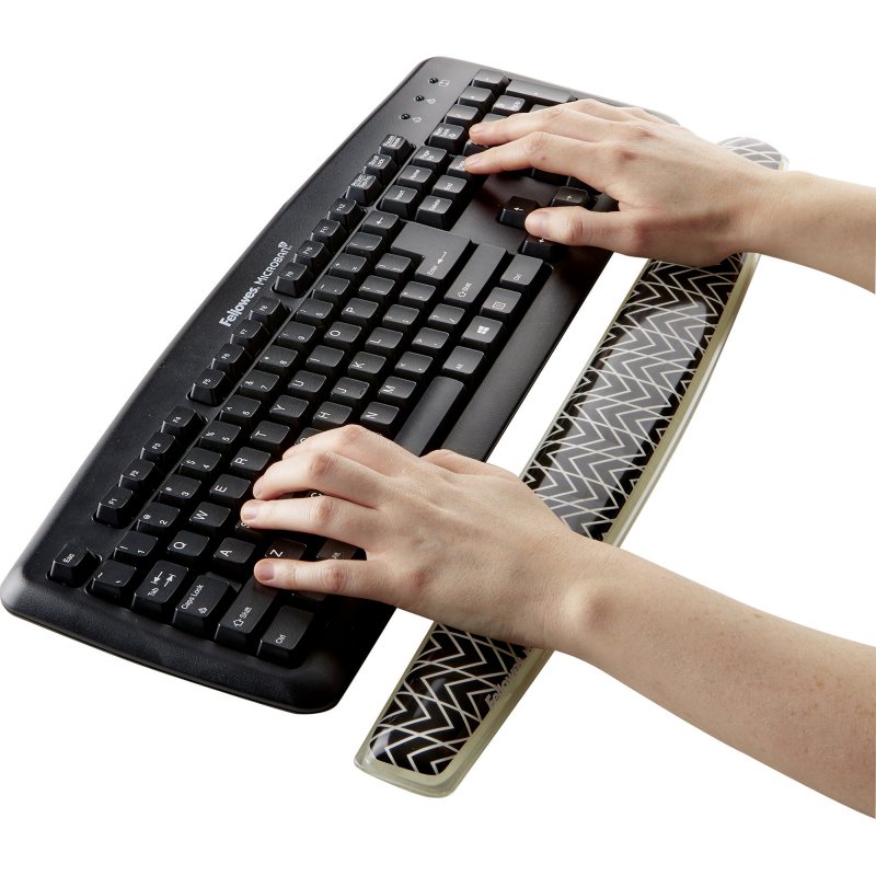 Repose-poignets clavier Fellowes Gel Chevron