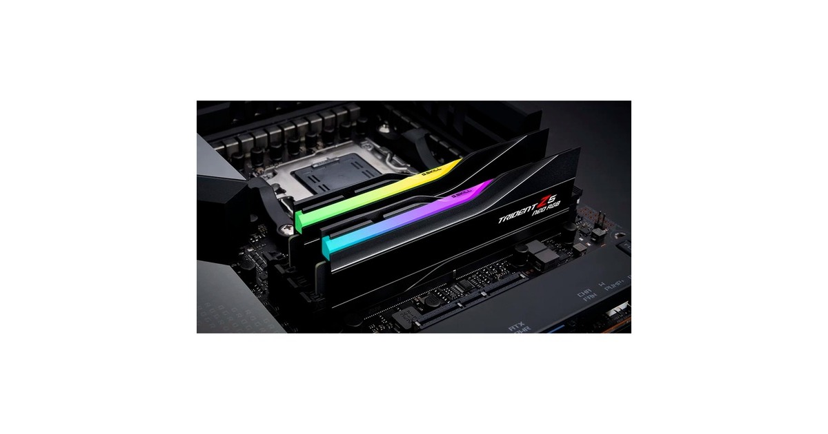 G.Skill48 GB DDR5-6000 Kit werkgeheugen  (Zwart, F5-6000J4048F24GX2-TZ5NR, Trident Z5 NEO RGB, EXPO)