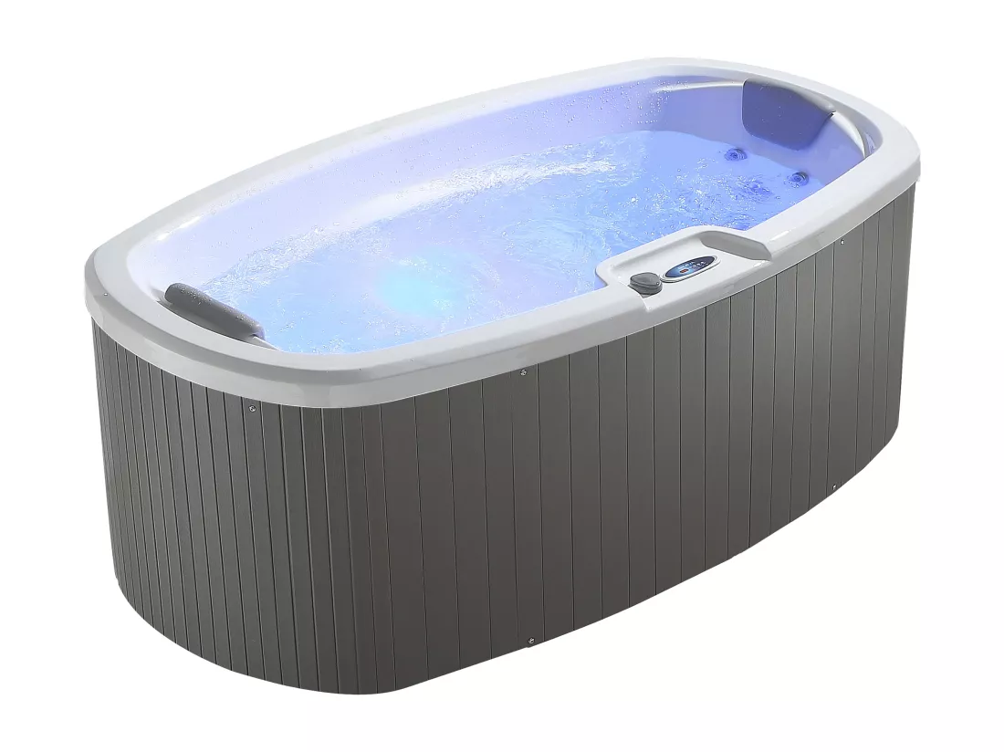 SPA 2 places blanc perlé - 14 jets - L210 x P110 x H74 cm - Système BALBOA - SAMOA IV