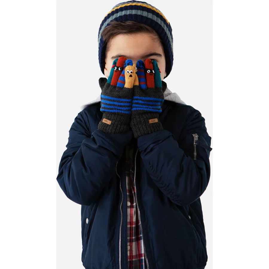 BARTS Puppeteer Gloves dark heather