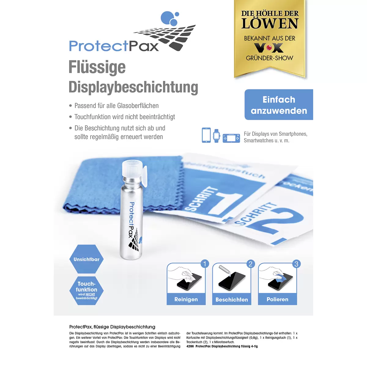 Displayschutz Protect Pax