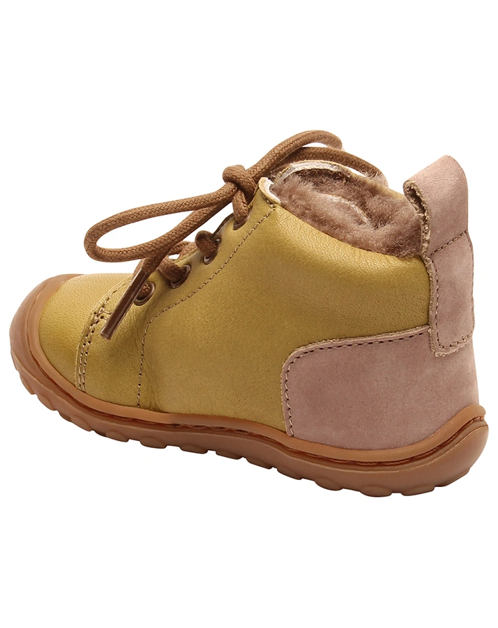 Schnür-Lauflernschuhe ROZ gefüttert in olive