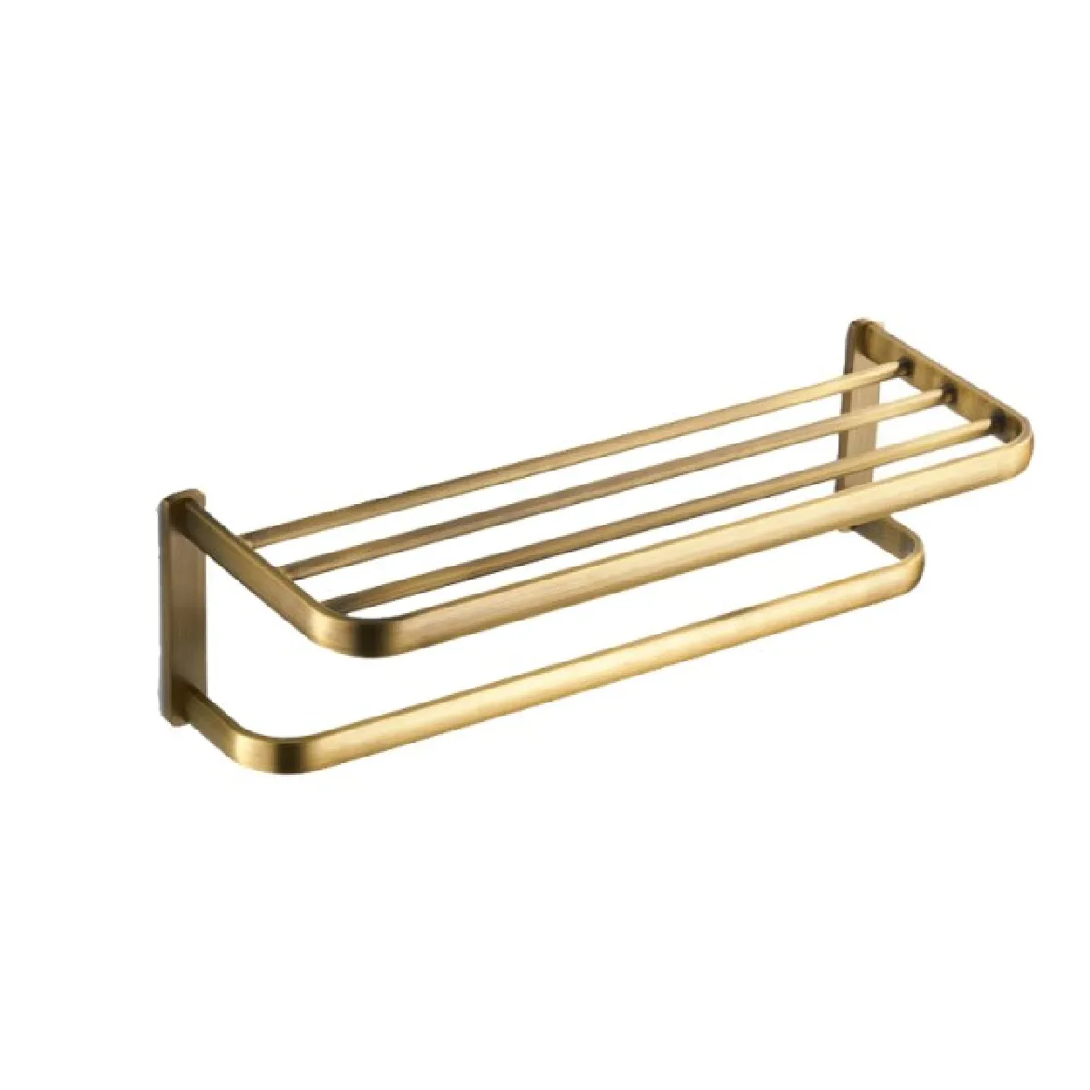 Universal Étagère de Salle de Bain Bronze - Noir/Rose
