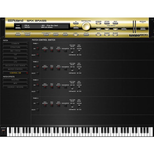 Roland Cloud SRX Brass