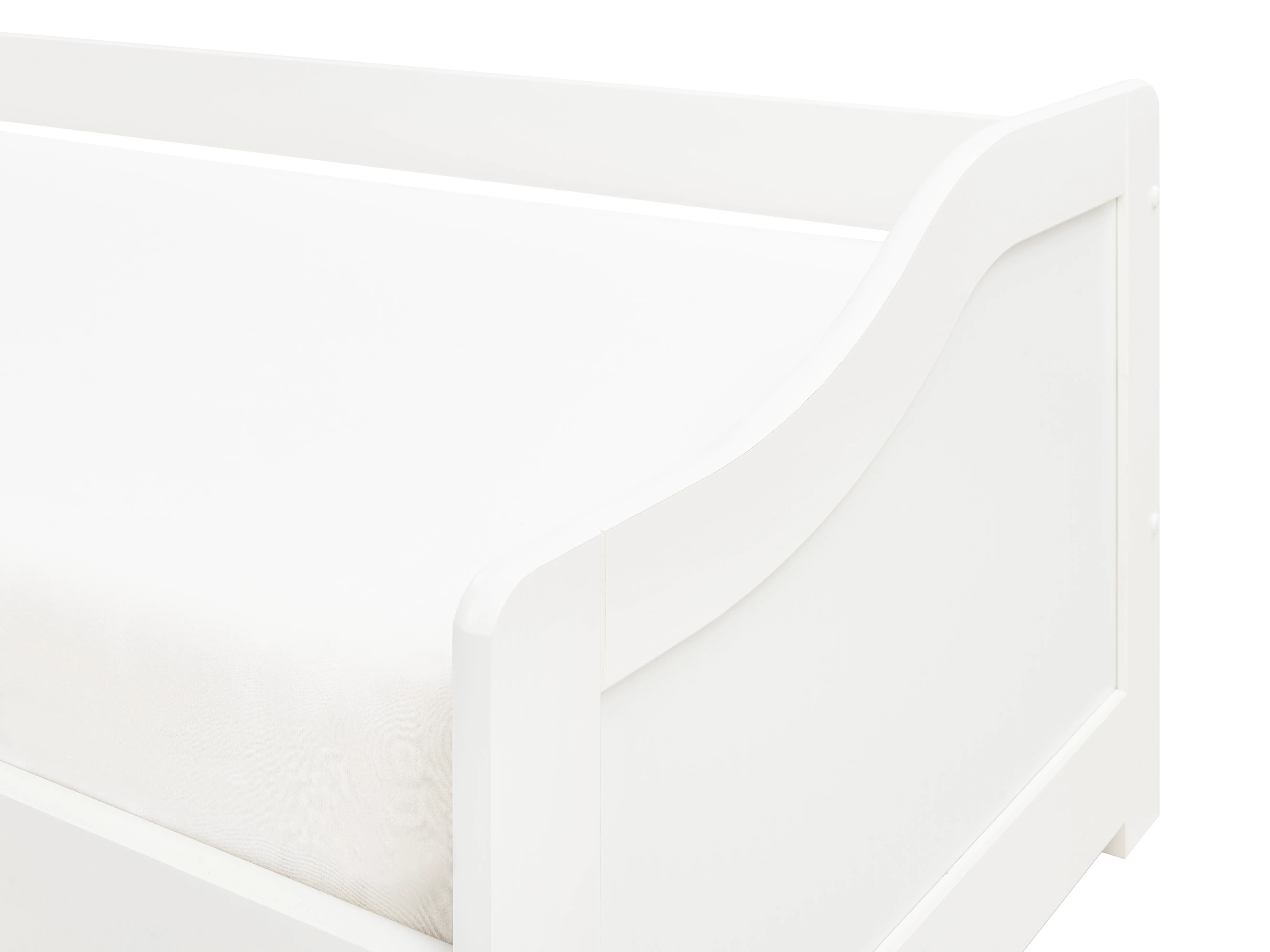 Onderschuifbed Dennenhout LUNERAY 90 x 200 cm Wit