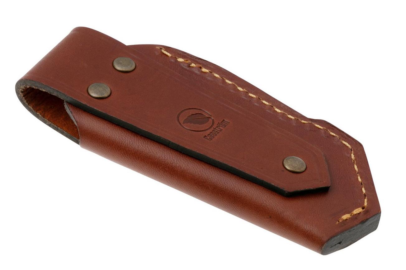 Casström Lars Fält Folding Knife Sheath 13090 Cognac, foedraal