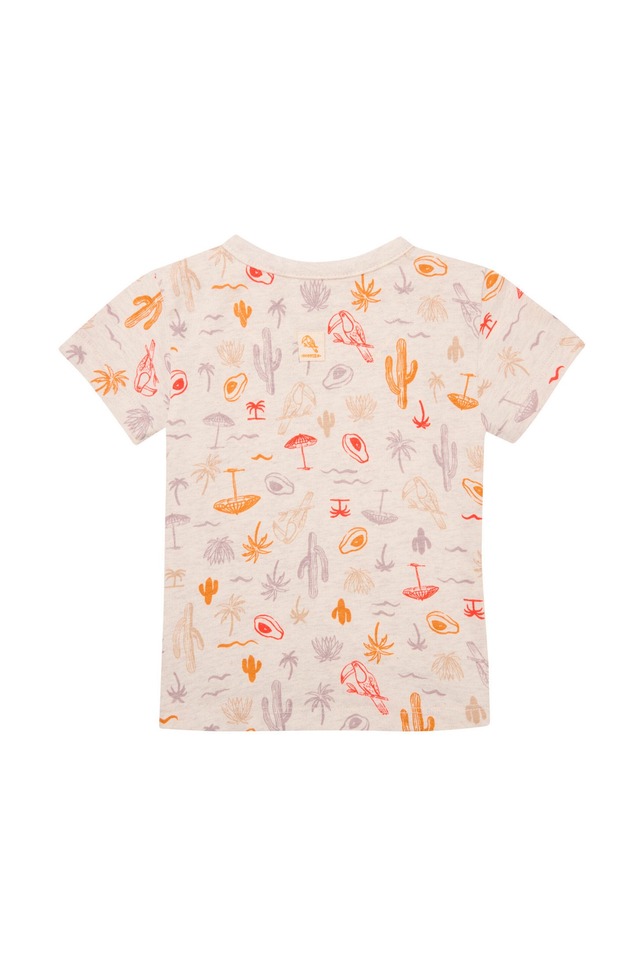 Noppies Baby T-shirt Olle Tropical pattern Off white