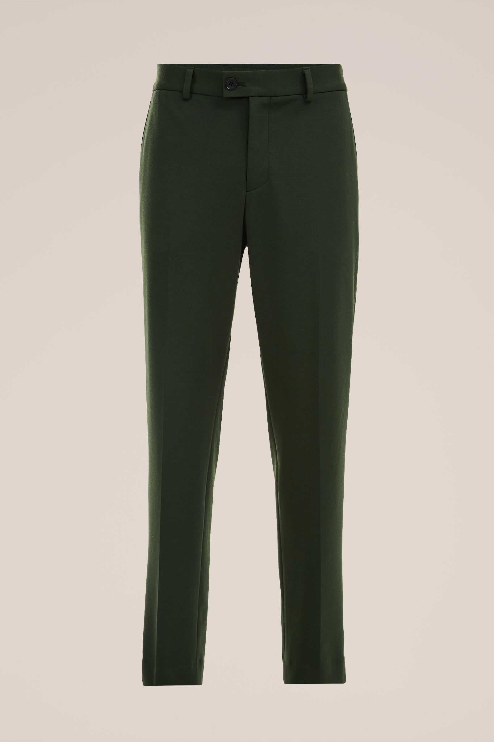 slim fit pantalon Van Gils Donkergroen