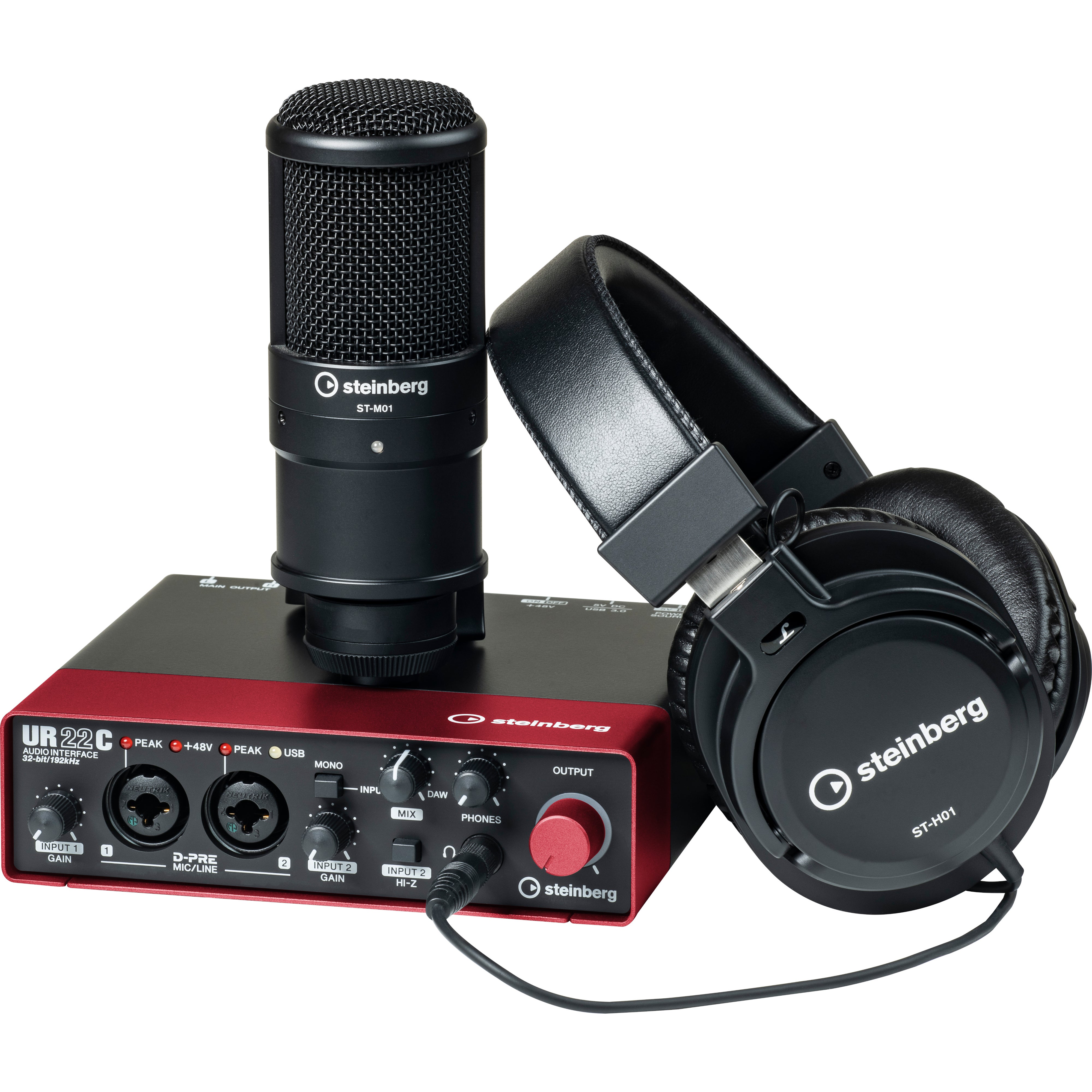 Steinberg UR22C Recording Pack RED