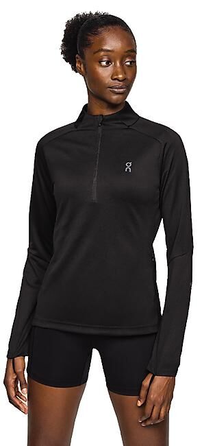 ON RUNNING - T-SHIRT ML DEMI ZIP CLIMATE SHIRT W