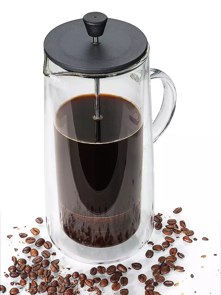 ZASSENHAUS Kaffeezubereiter AROMA PRESS transparent