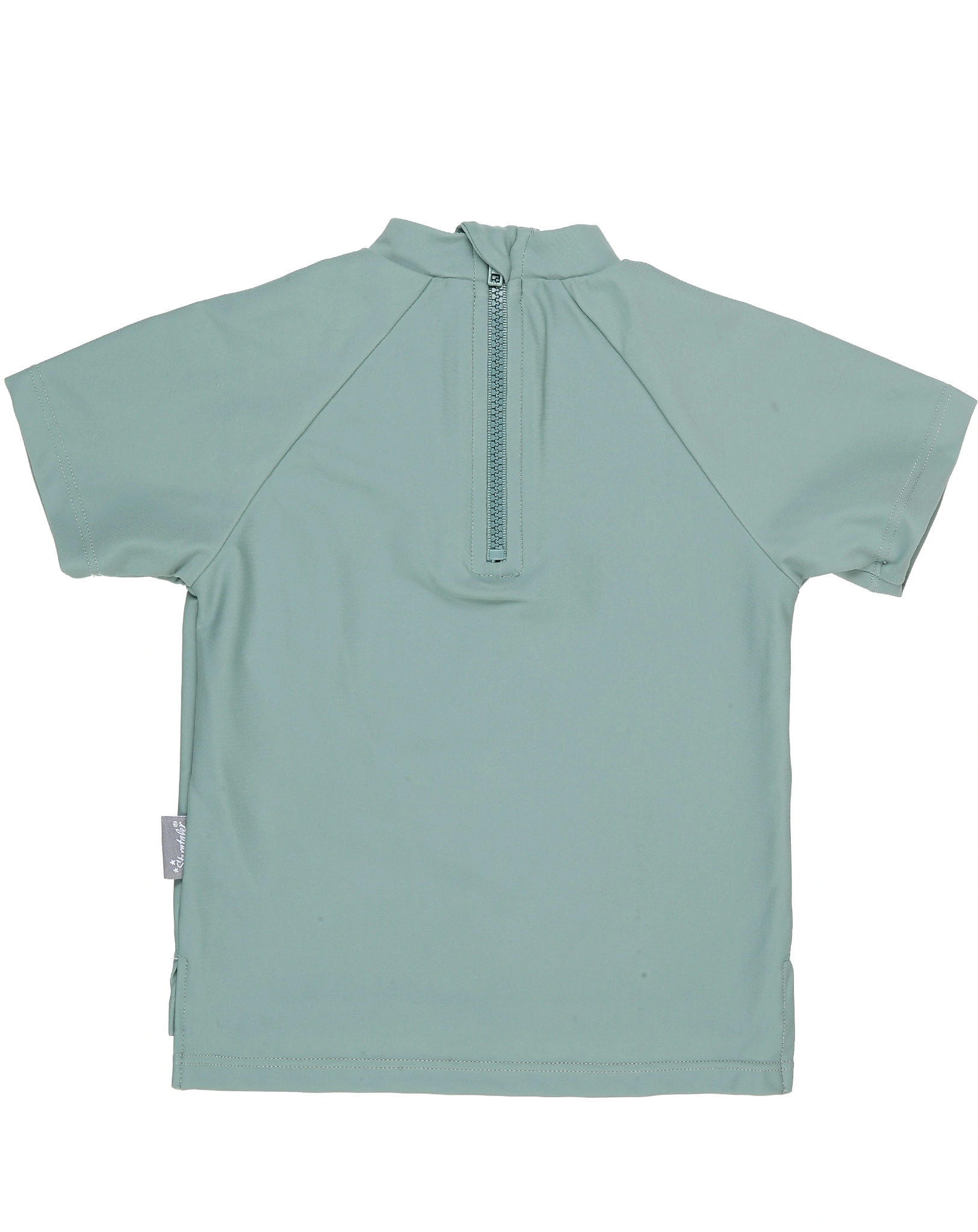 Kurzarm-Badeshirt HAI in apfelgrün