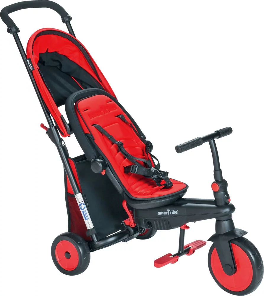 TRICYCLE EVOLUTIF PLIABLE 6 EN 1 STR3 ROUGE