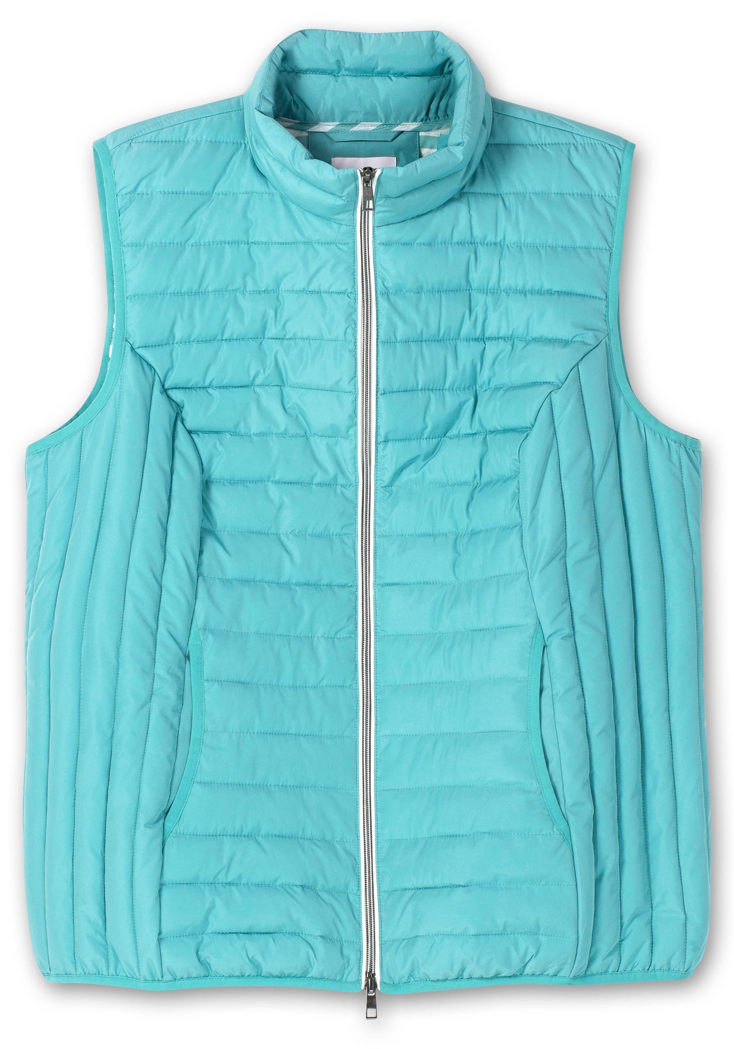 Leicht wattierte Steppweste mit 2-Wege-Zipper