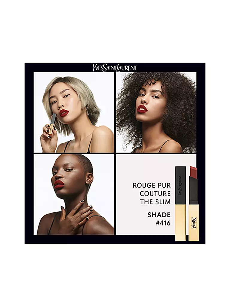 YVES SAINT LAURENT Lippenstift - Rouge Pur Couture The Slim ( 416 ) dunkelrot