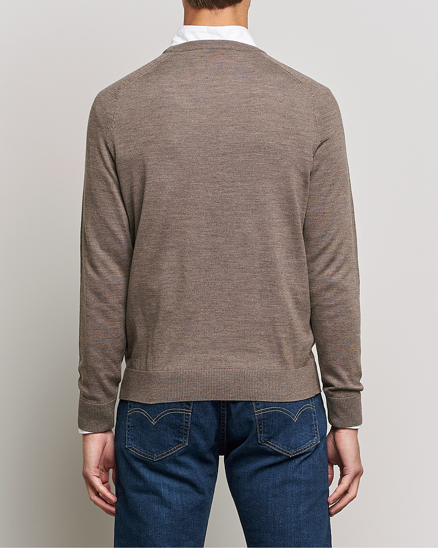 Morris Merino O-neck Brown