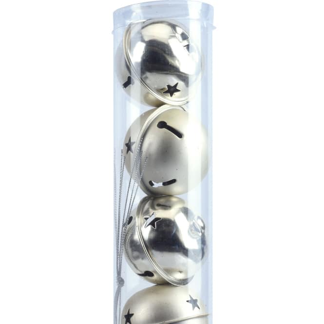 Weihnachtsglöckchen - Ø = 4 cm - 6 Stück - 1 Set