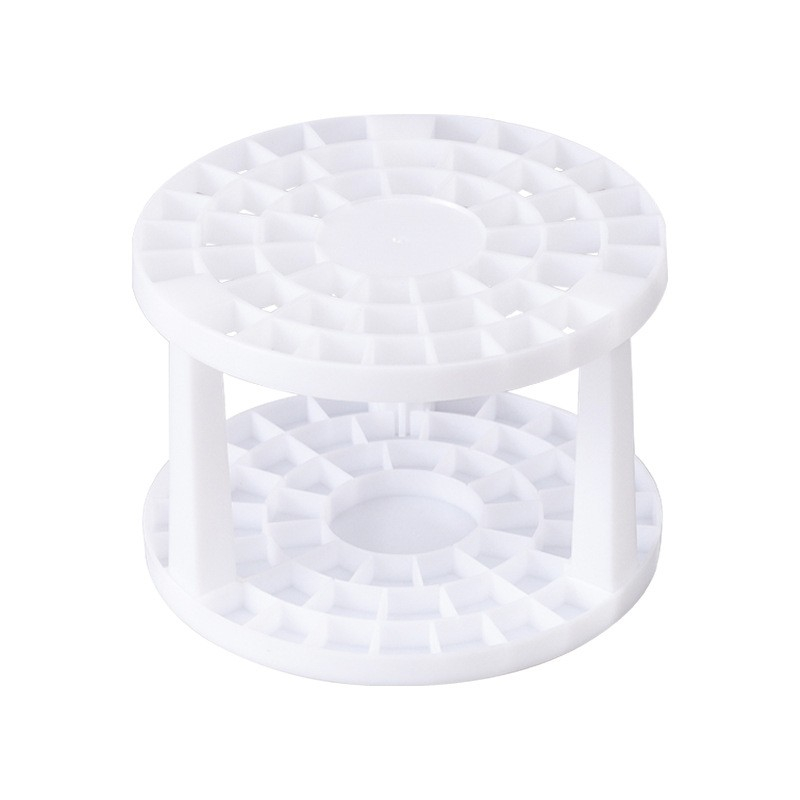 (Ø14cm) Beauty Make Up Pinsel Organizer Kosmetikpinsel Ständer 48 Fächer - Weiss