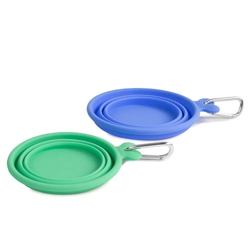 Alimentador portátil de silicone VERDE PARA VIAGEM 400 ML