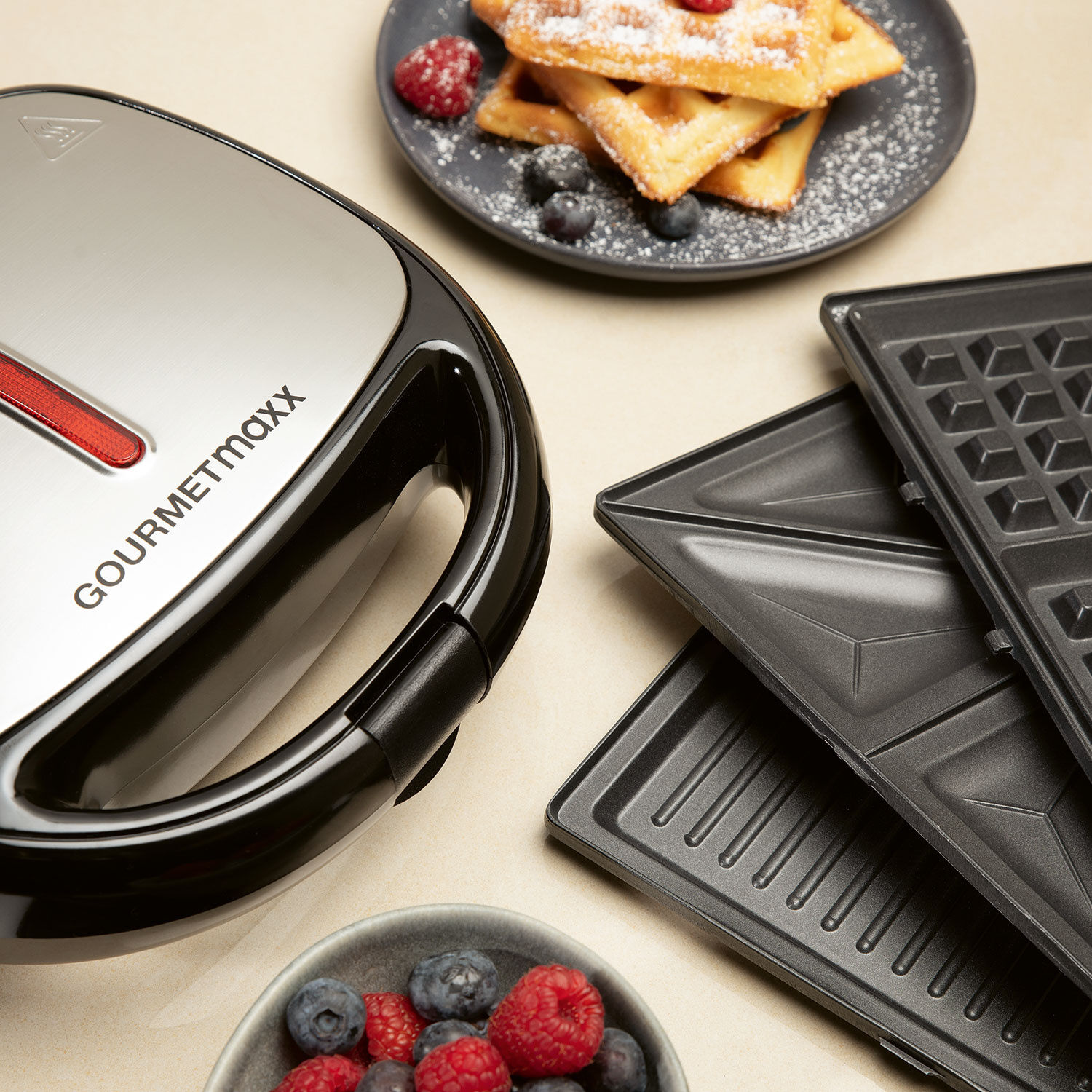 Gourmetmaxx Sandwichgrill 3in1, 800 W