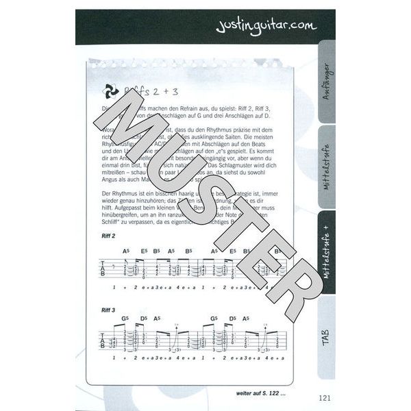 Bosworth Justinguitar Rock-Songbook D