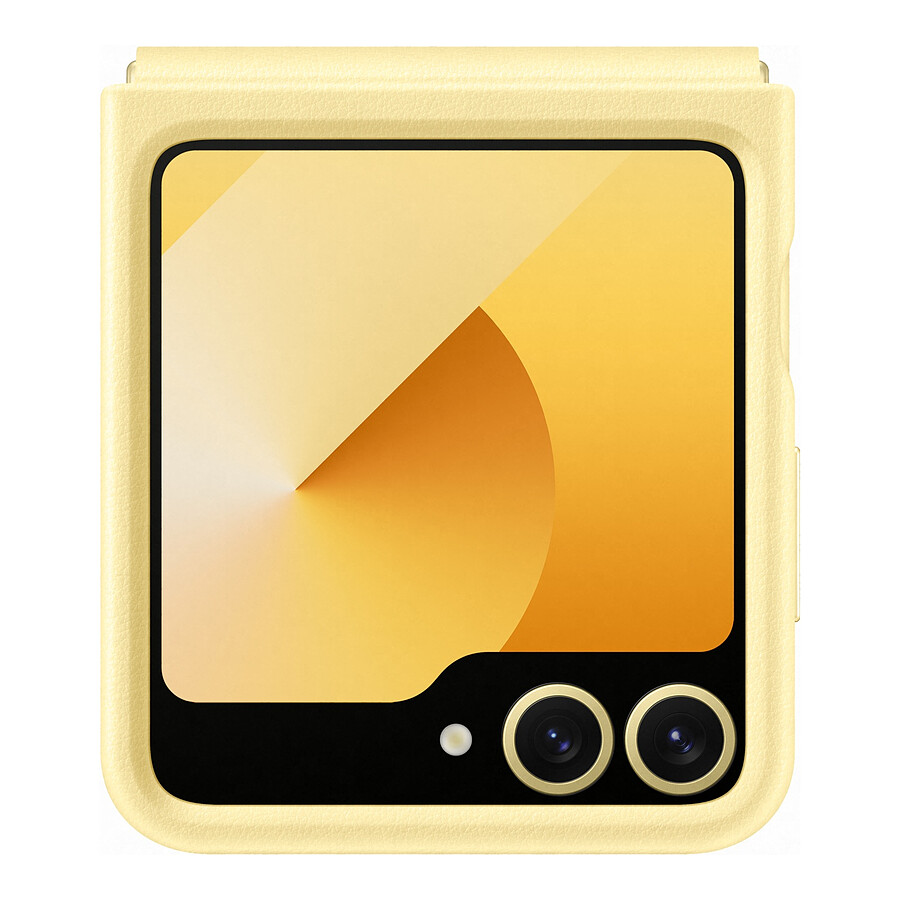 Samsung coque premium design Jaune - Galaxy Z Flip6