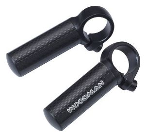 Bar Ends Woodman Chupa Carbon Noir