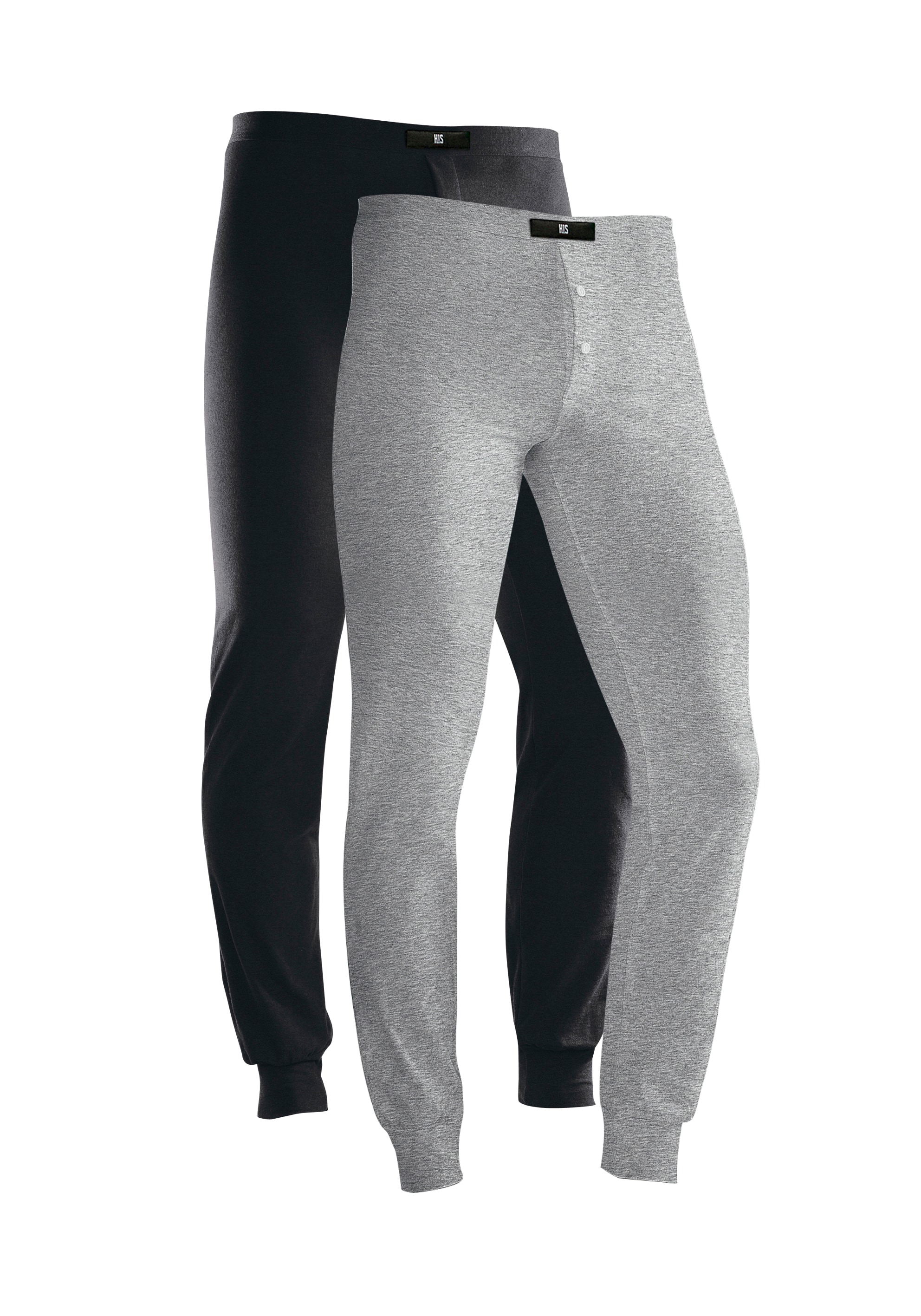 H.I.S Lange Unterhose, 2 Stk. mit Bündchen am Bein