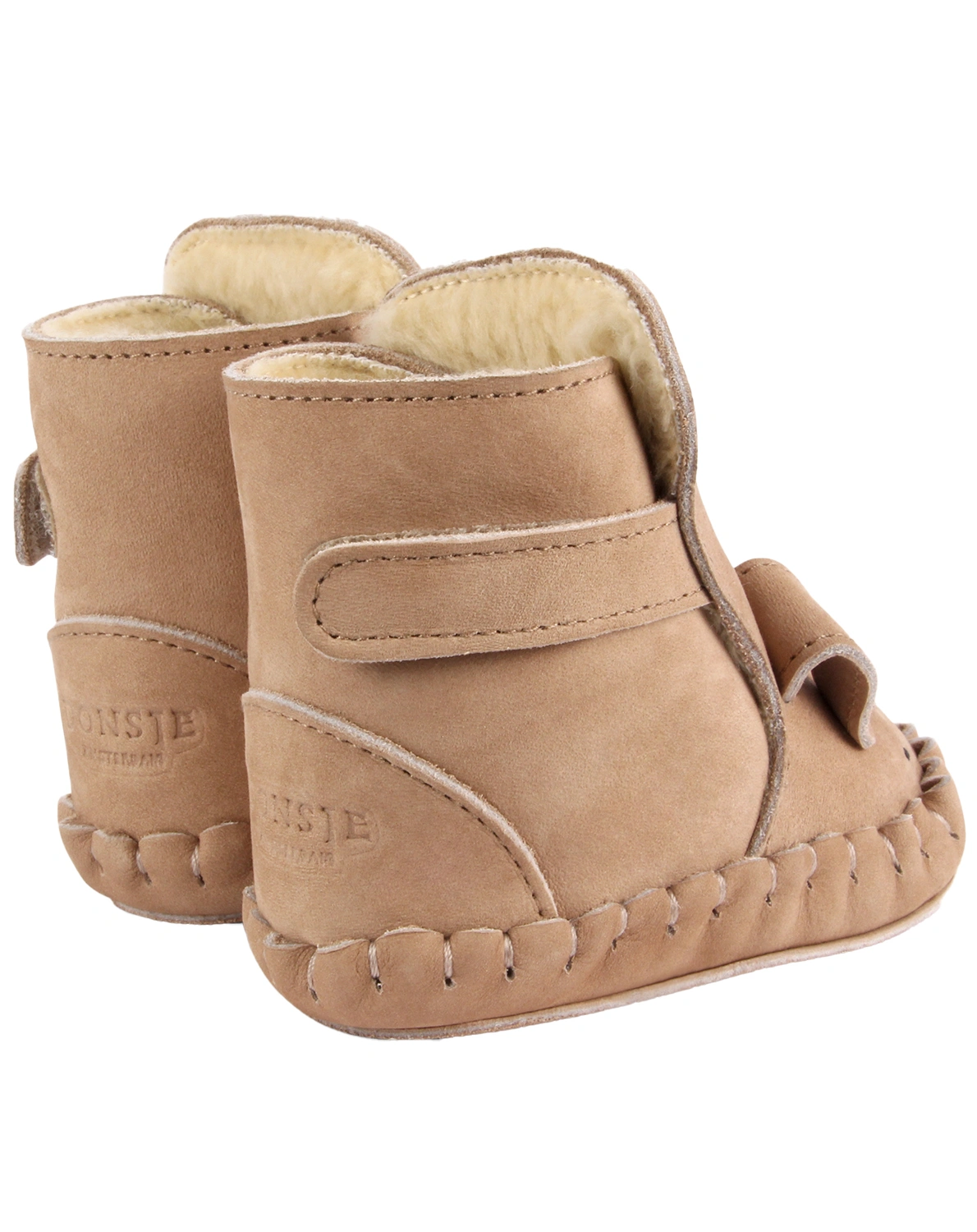 Krabbelschuhe KAPI CLASSIC - DOG gefüttert in truffle