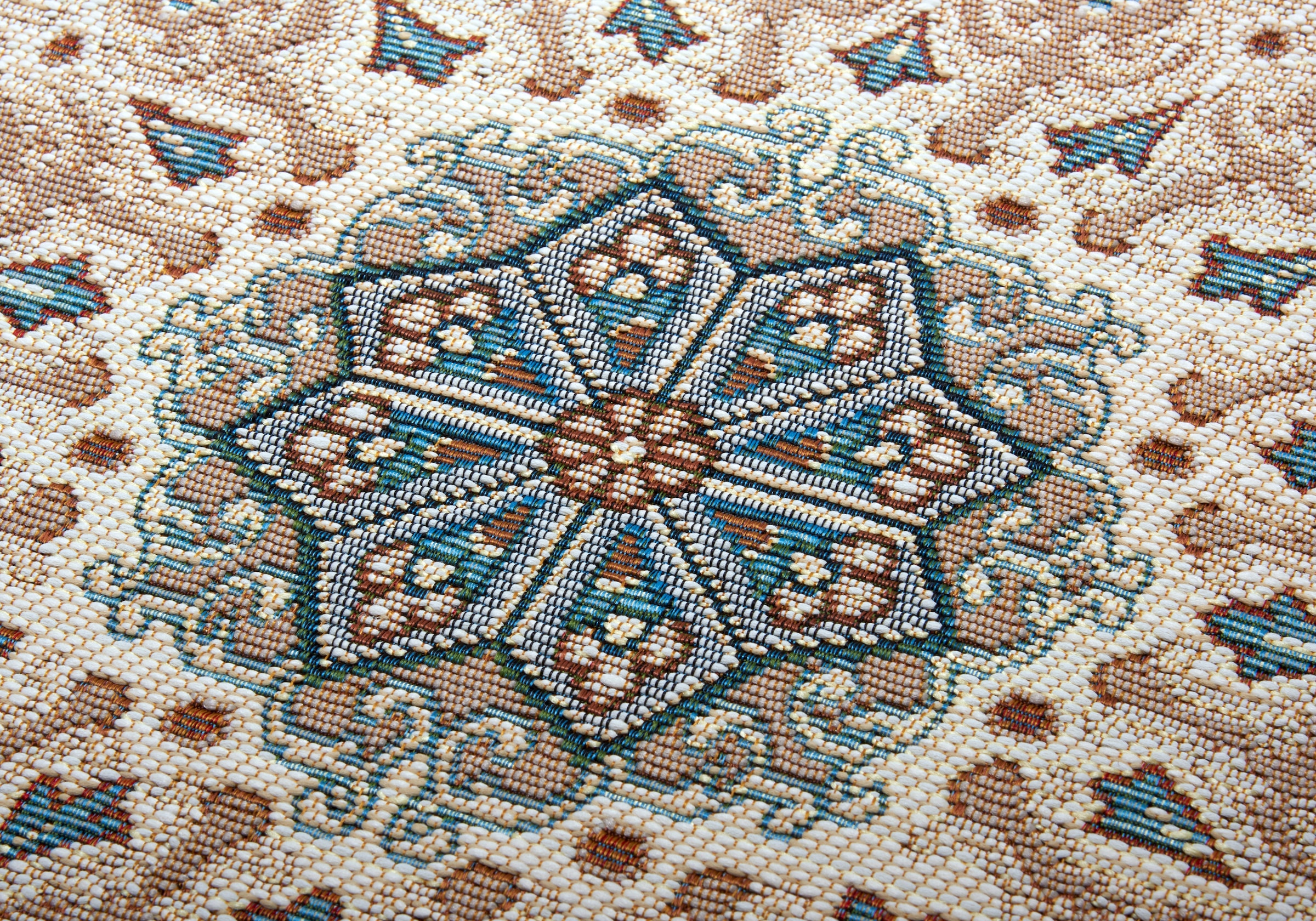 HANSE Home Teppich »Kadi« rechteckig 3 mm Höhe In-& Outdoor, Teppich, Wetterfest, Balkon, Garten, Wohnzimmer, Orient