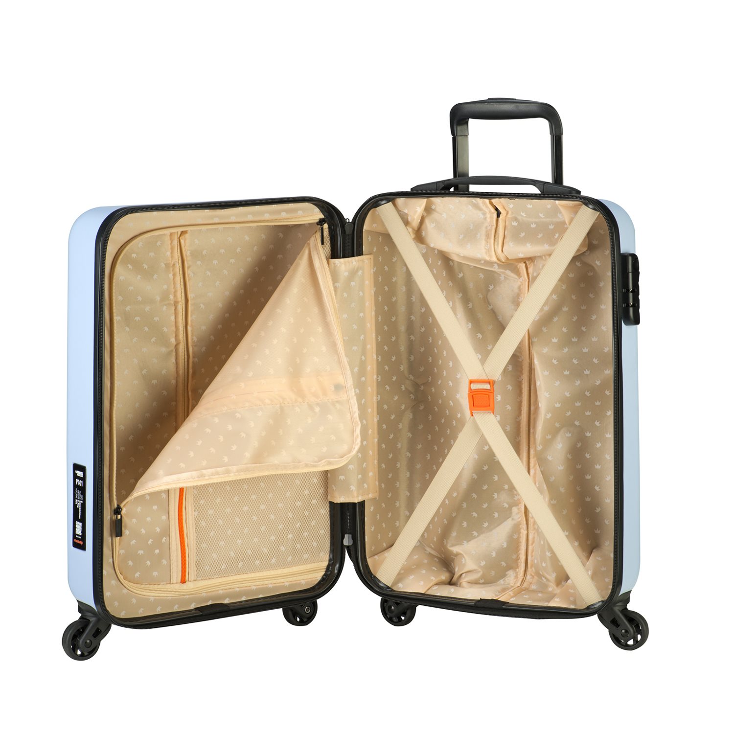 Princess Traveller PT-01 Medium Trolley poolhouse blue