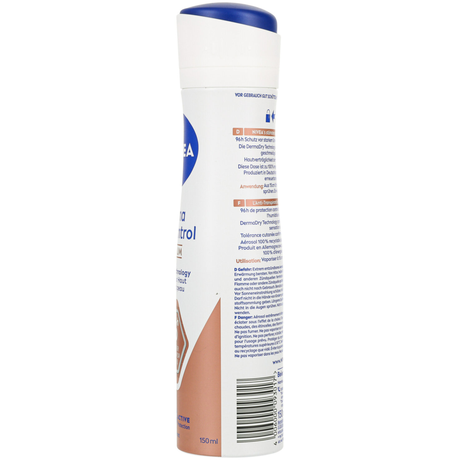 NIVEA Derma Dry Control Maximum Deo Spray Female (150 ml)