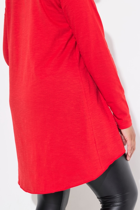Longshirt, bequeme Passform, Rundhals, Langarm
