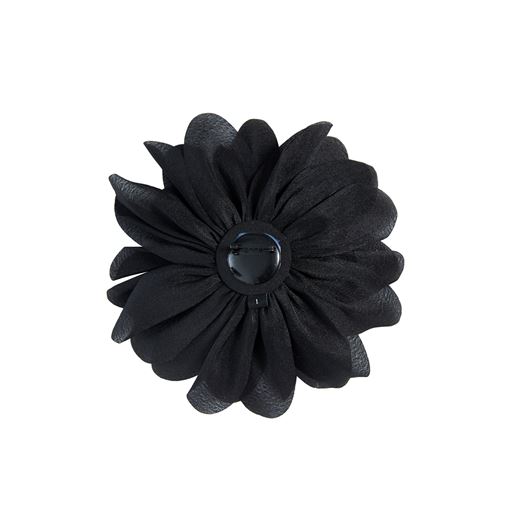 Bitte Kai Rand Fabric Flower Broche, Black
