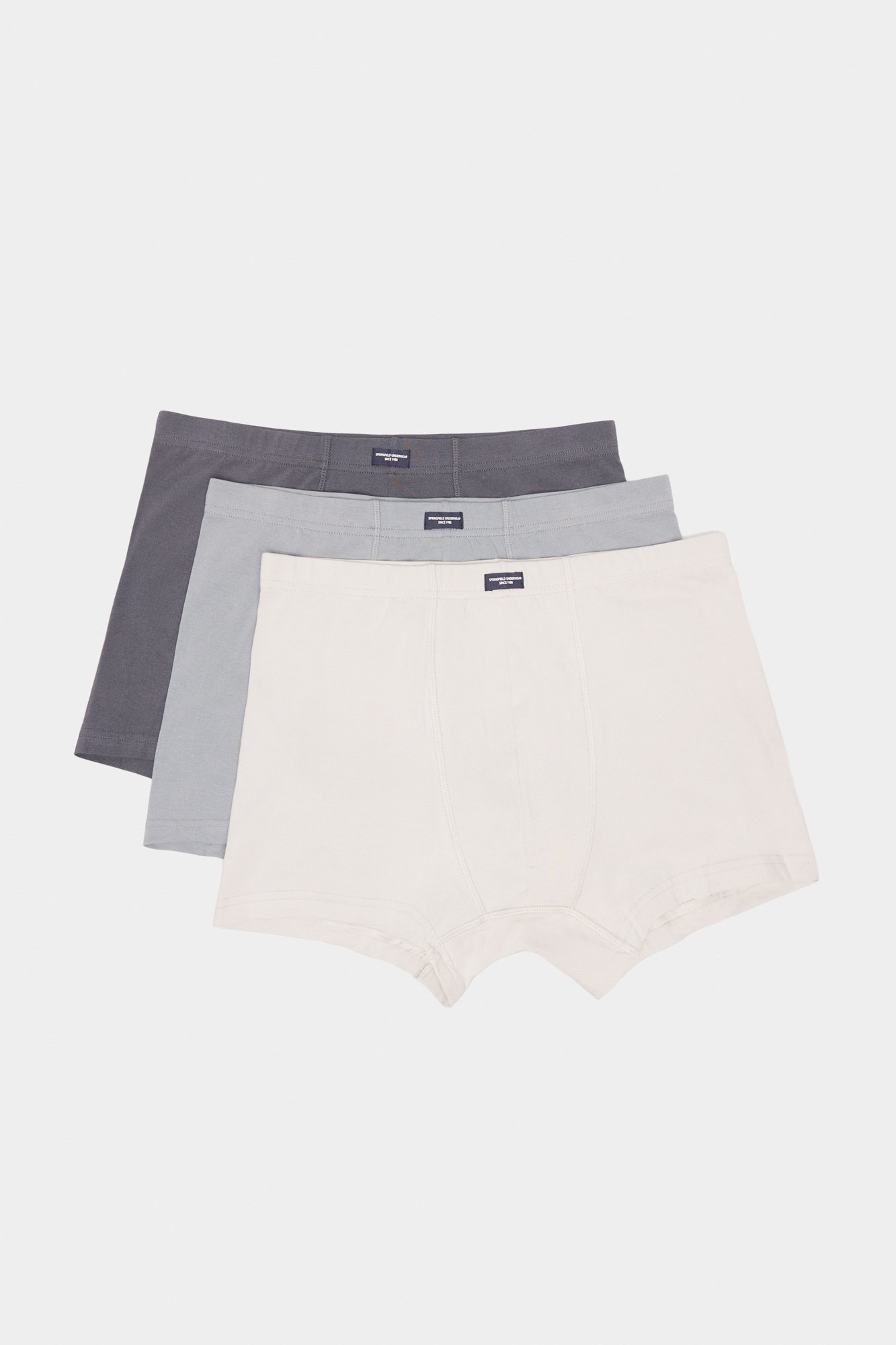 Pacote com 2 cuecas boxer de algodão com cintura confortável