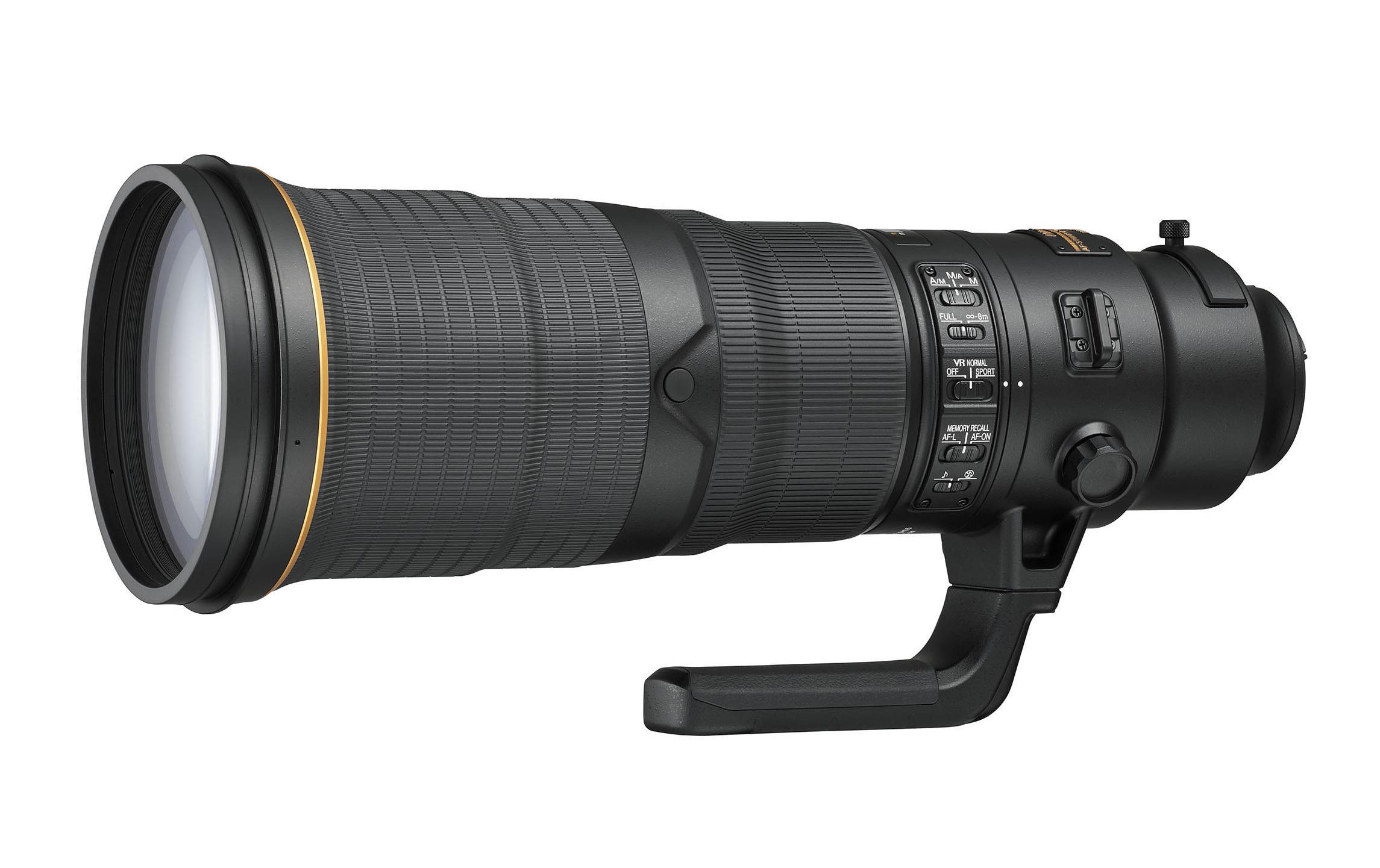 Festbrennweite AF-S 500mm F/4E FL ED VR – Nikon F<br>Leichtes Superteleobjektiv