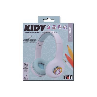 T'nB Kids KIDY - casque filaire pour enfants - blanc et vert