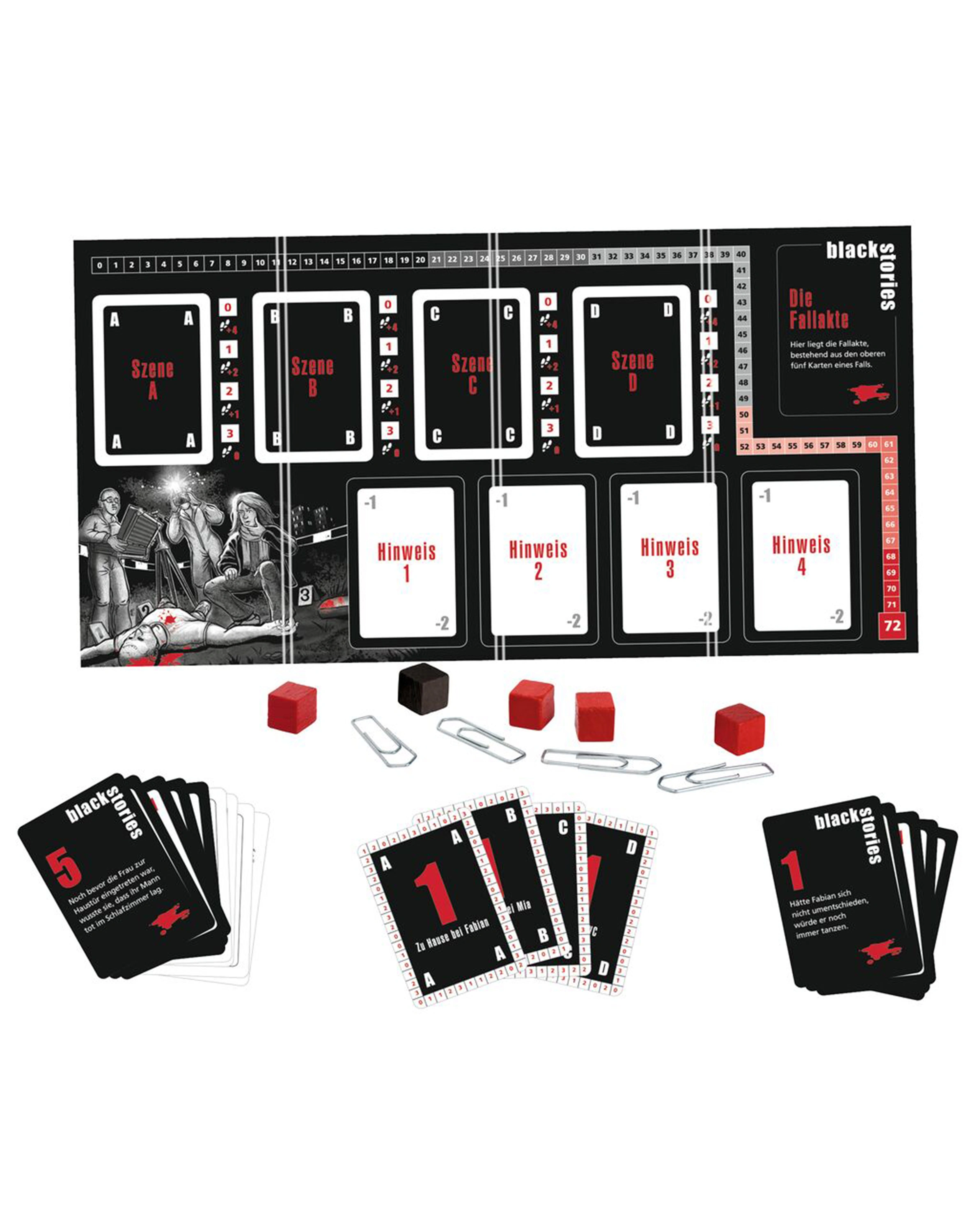 Brettspiel black stories - DAS SPIEL