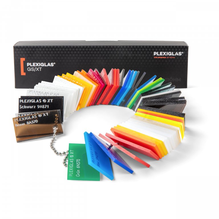 PLEXIGLAS® GS farbig, 3 mm, Musterkette