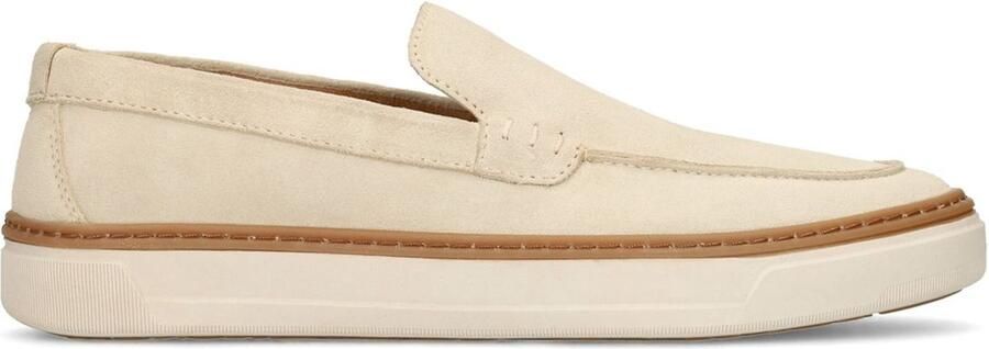 No Stress Heren Beige suède loafers