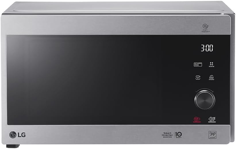 LG Electronics MH 6565 CPS Mikrowelle / 47.6 cm/akustisches Signal bei Programmende/edelstahl
