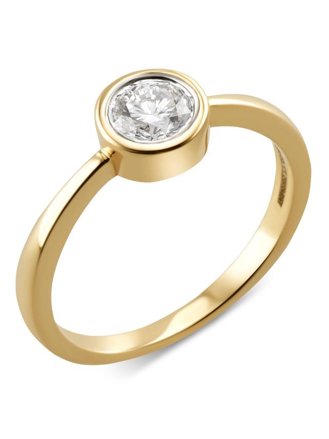Solitär-Ring, Brillant 0,50 ct., Gold 585
