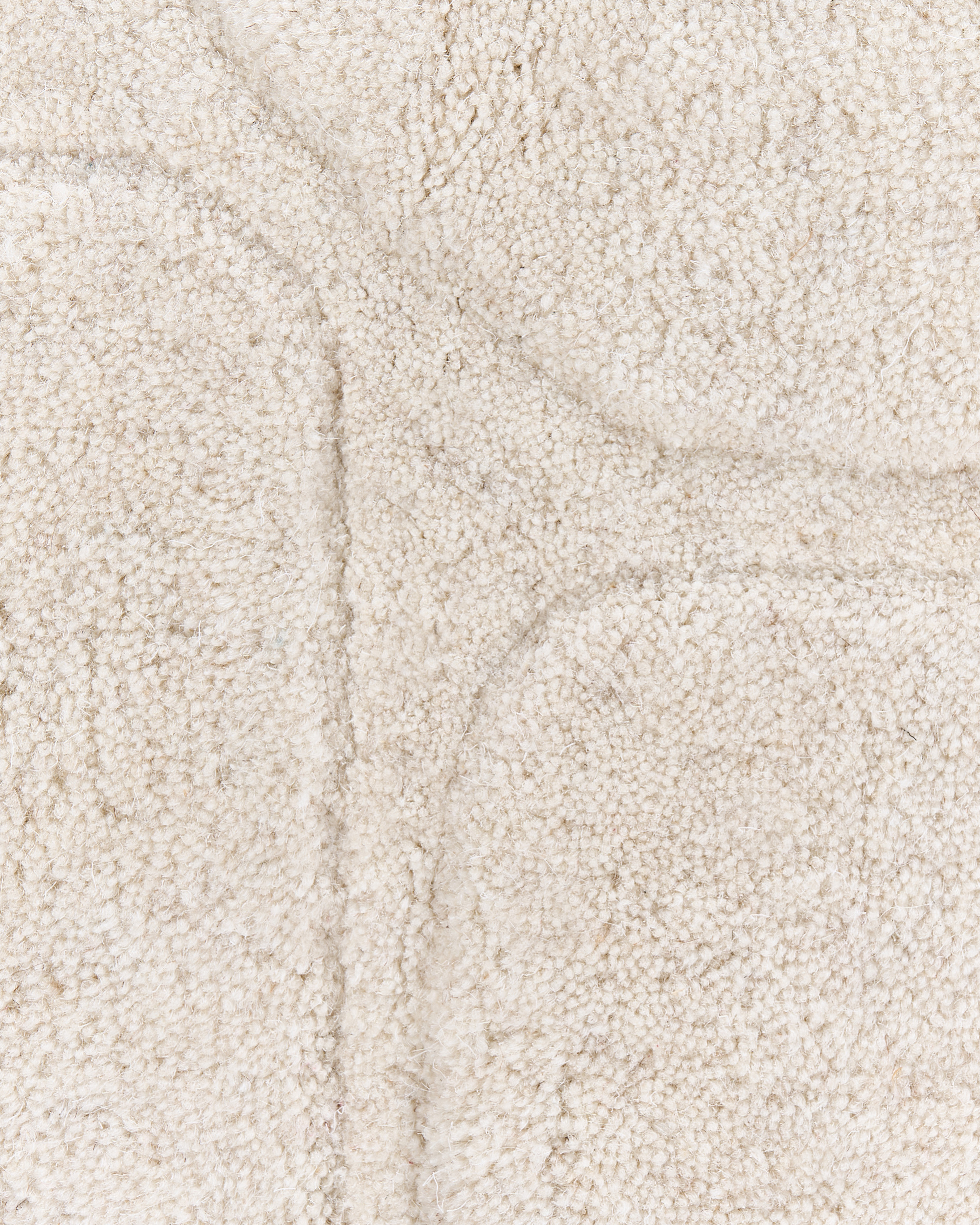 Vloerkleed KOKKINI Lichtbeige ø 140 cm Wol