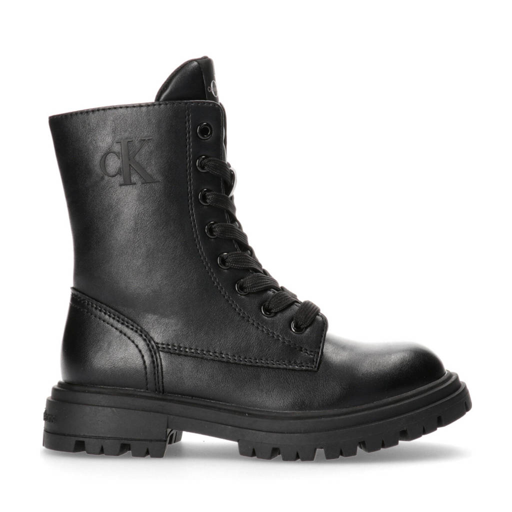 Calvin Klein veterboots zwart
